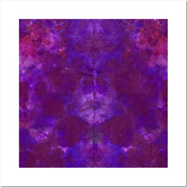 Purple Nebula DyeBlot Wall Art by Tiger Torre